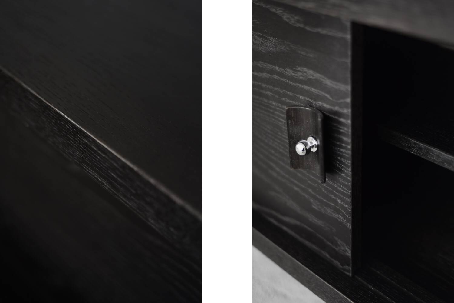 Vintage Mid-Century Scandinavian Modern Dark Oak Sideboard, 1960s