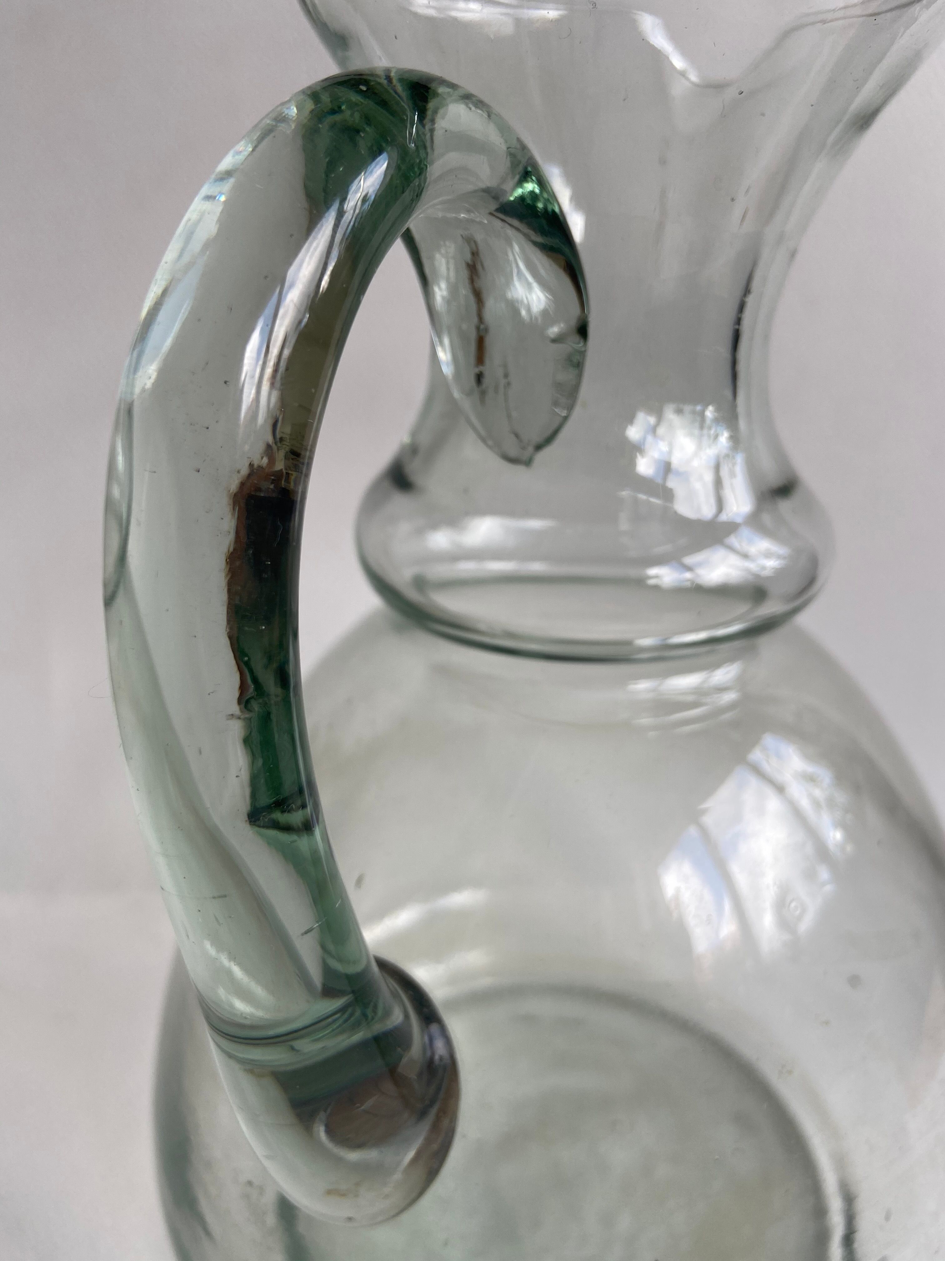 Glass pitcher
