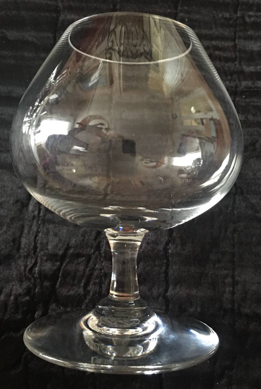 6 Baccarat crystal cognac glasses in box