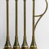 Set four art nouveau theatre railings