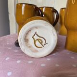 Vintage orange mugs 70s