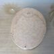 Louis XV-style gold oval mirror 50s - 29x20cm