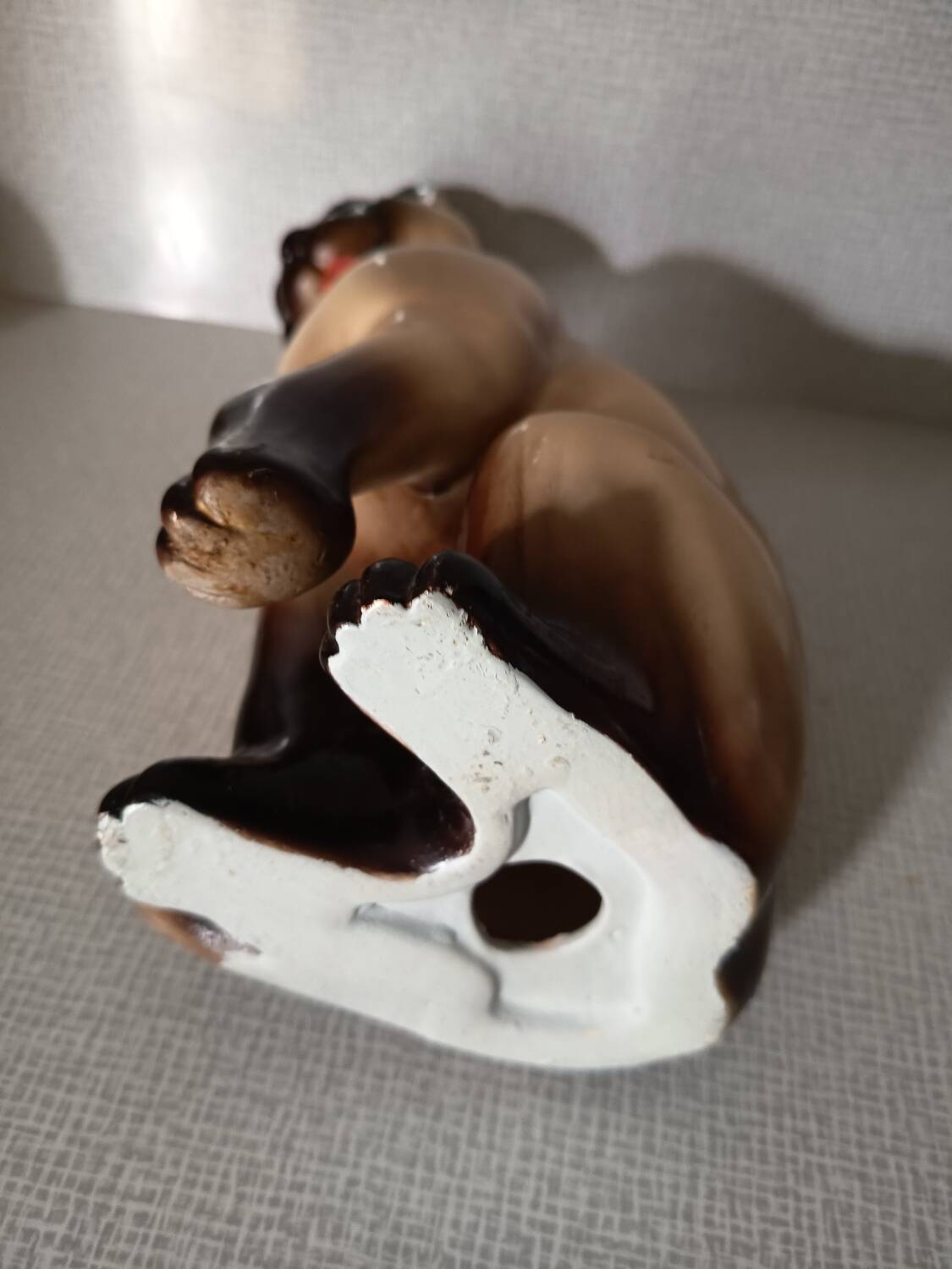 Ceramic cat statue