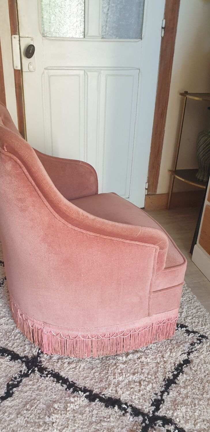 Pair of toad armchairs