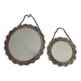 2 solid silver mirrors