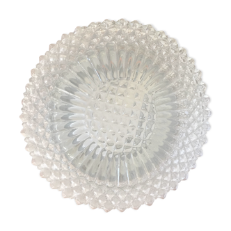 Glass ceiling light circa 1960