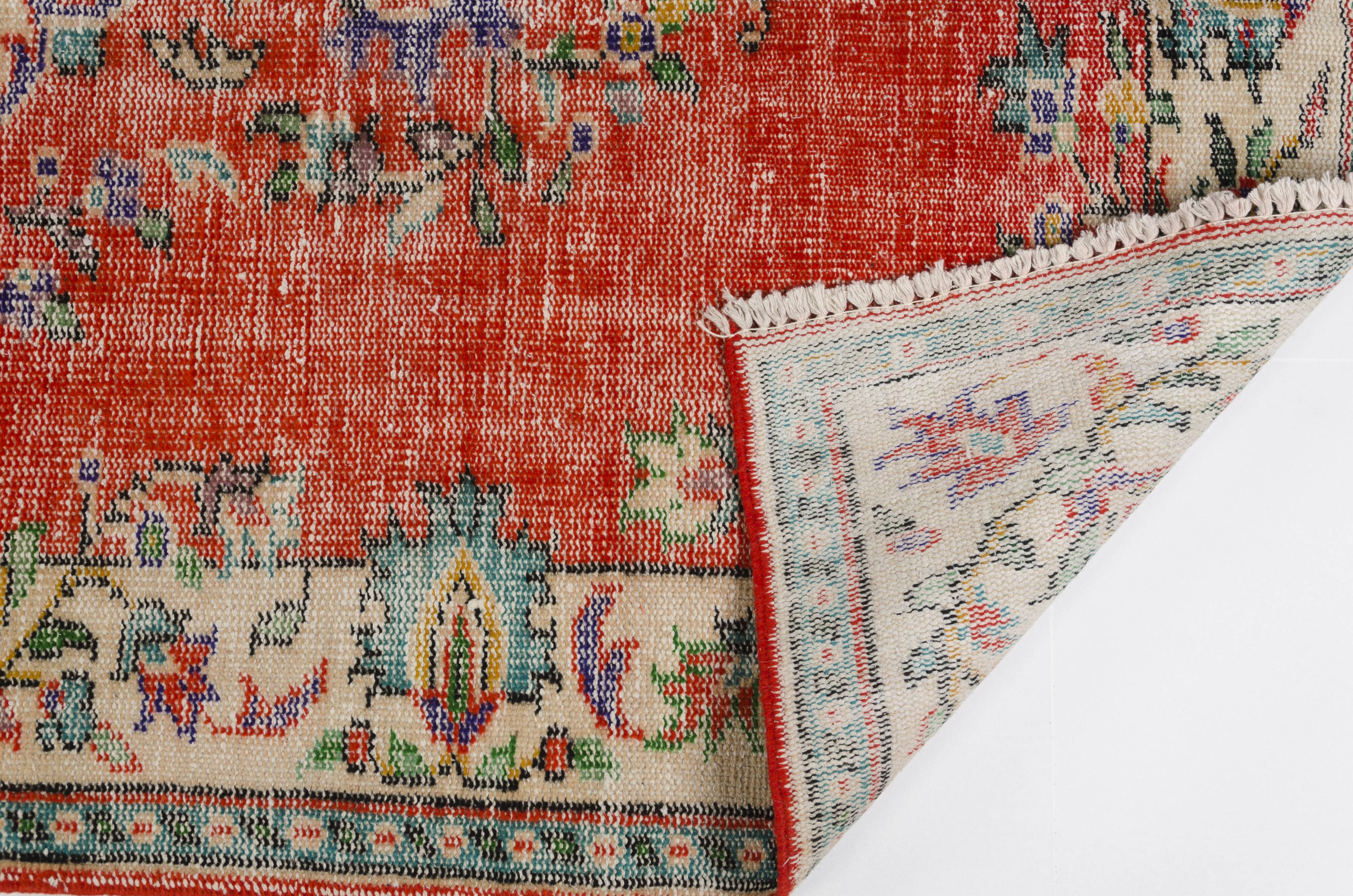 Oushak Turkish Anatolian Vintage Rug sku 2008