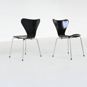 Chaises de salle à manger 'Butterfly' Arne Jacobsen 3107 Fritz Hansen Danemark 1967