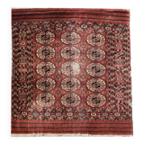 Tapis ancien Boukhara Turkmène : 0.95 x 1.10 Mètres