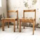 Duo de chaises en pin, style Les Arcs