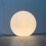 Vintage floor lamp in the shape of a globe from the French space age by SCE, France.