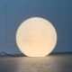Vintage floor lamp in the shape of a globe from the French space age by SCE, France.