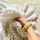 Couverture crochet vintage 140 x 130