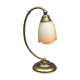 Tulip desk lamp, bedside lamp in brass and blown glass J.P Rycka