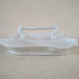 Serviteur double en porcelaine