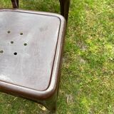 Old metal patio chairs