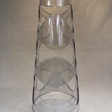 Transparent plexiglass bottle holder Umbra design Ran Lerner