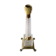 Brass and crystal lamp foot