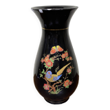 Japanese Asian vase XX black ceramic