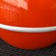 Orange vintage ice bucket
