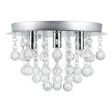 Designer ceiling light “crystal drops”