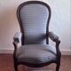 Ensemble fauteuil Voltaire à système inclinable et son repose-pied