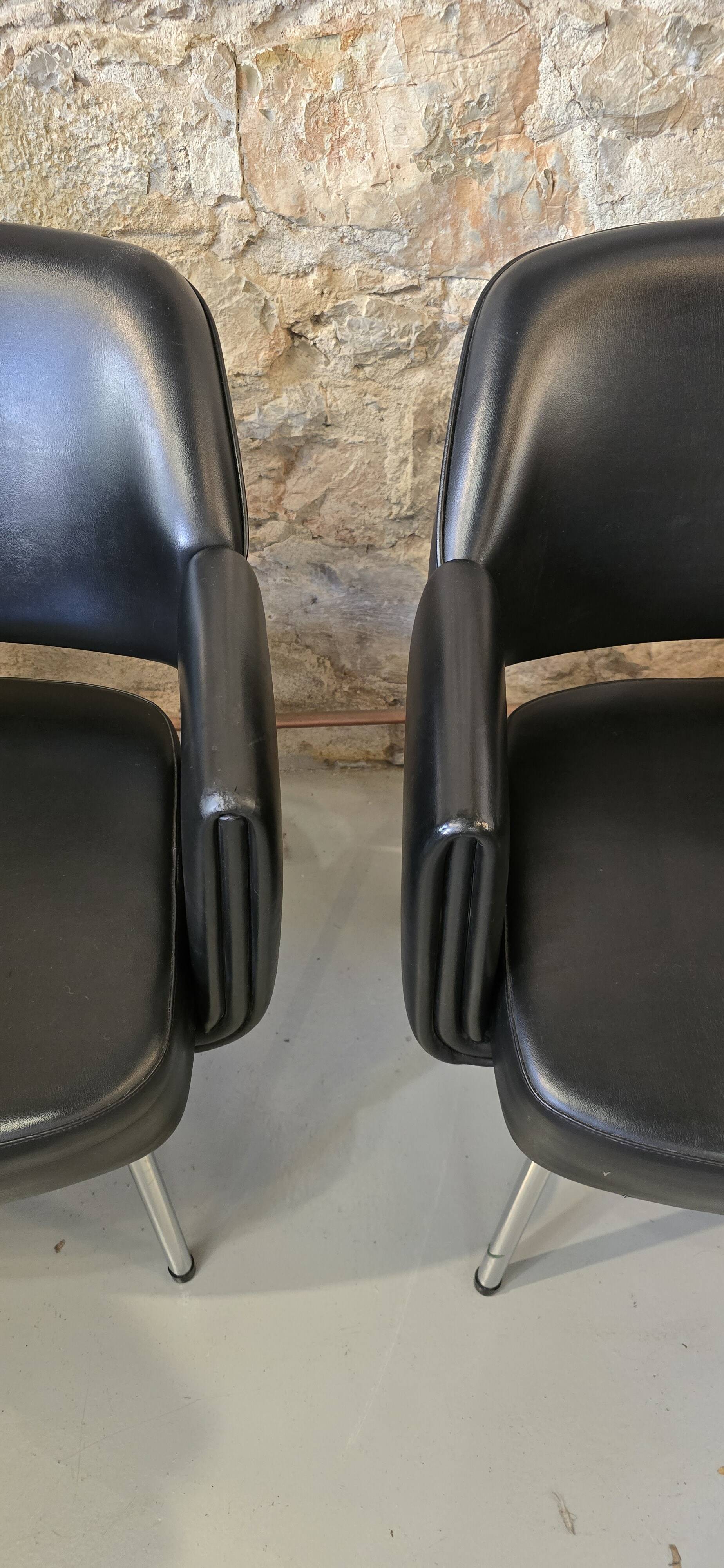 Set of 2 Deauville armchairs designed by Marc and Pierre Simon for AIRBORNE