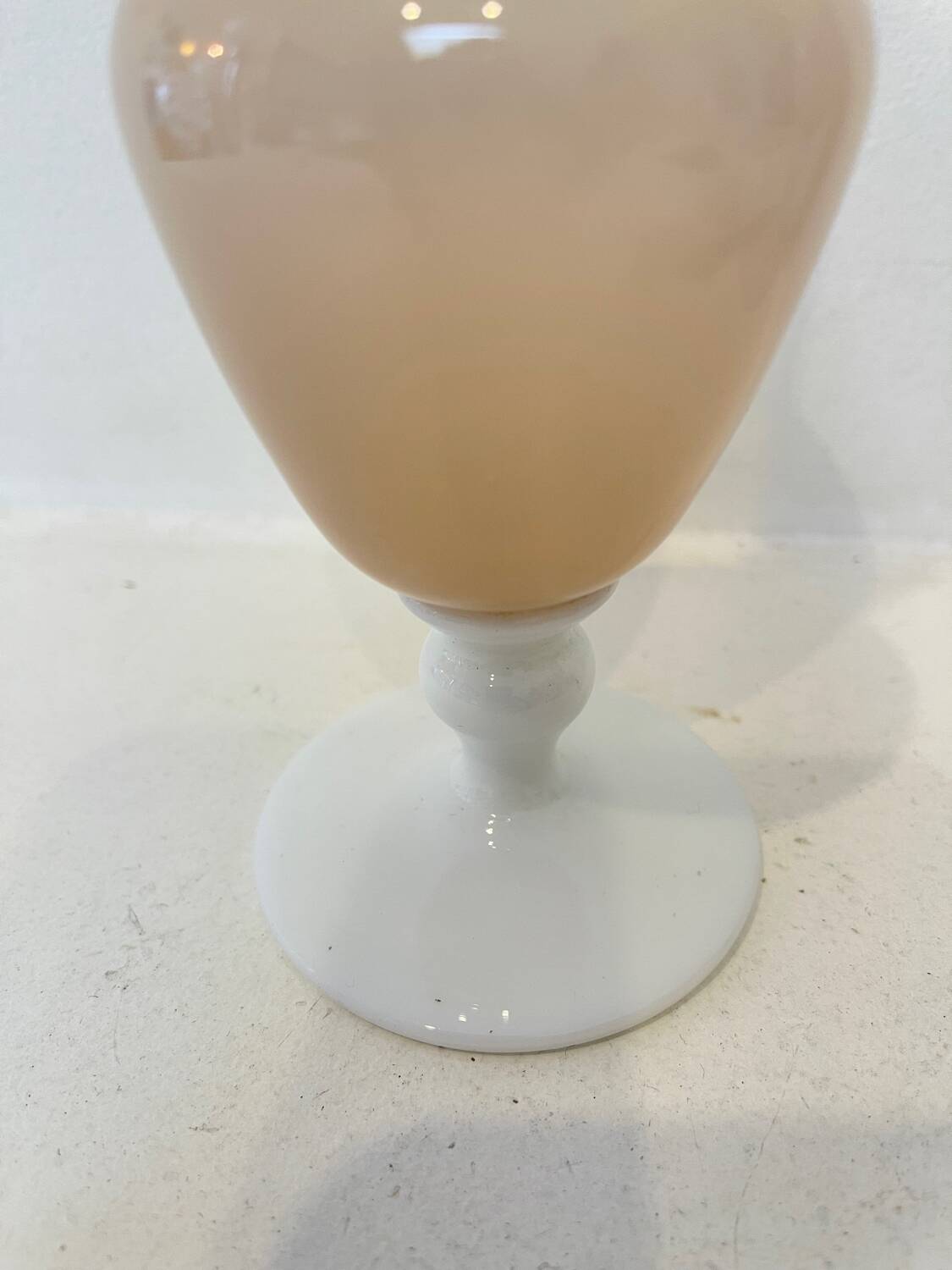 Pink opaline vase, 1970