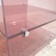 Vintage smoked plexiglass dessert trolley 70s by Michel Dumas