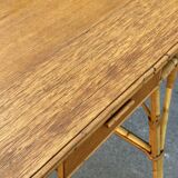 Vintage rattan desk from the 60s