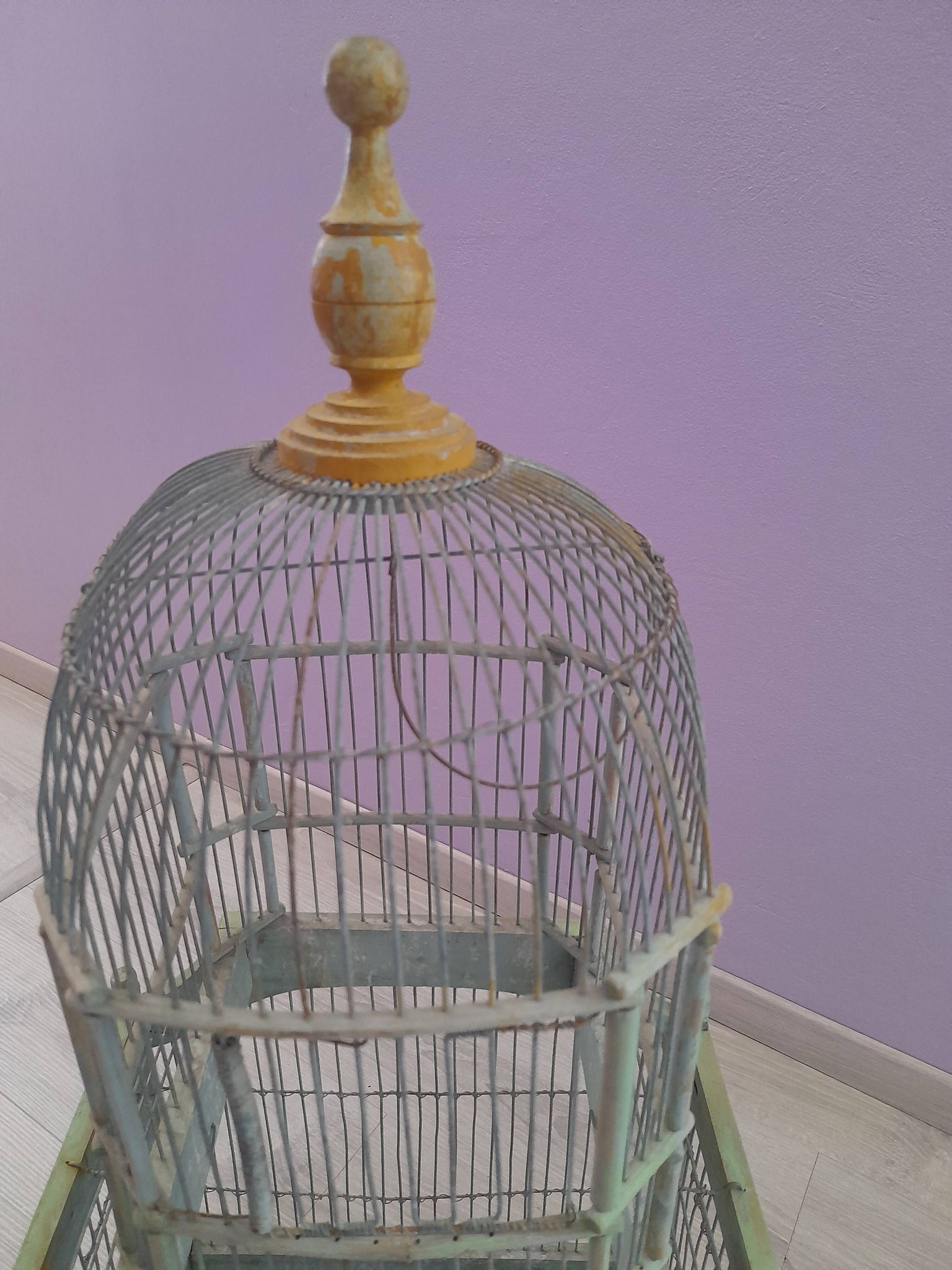 Cage à oiseaux ancienne