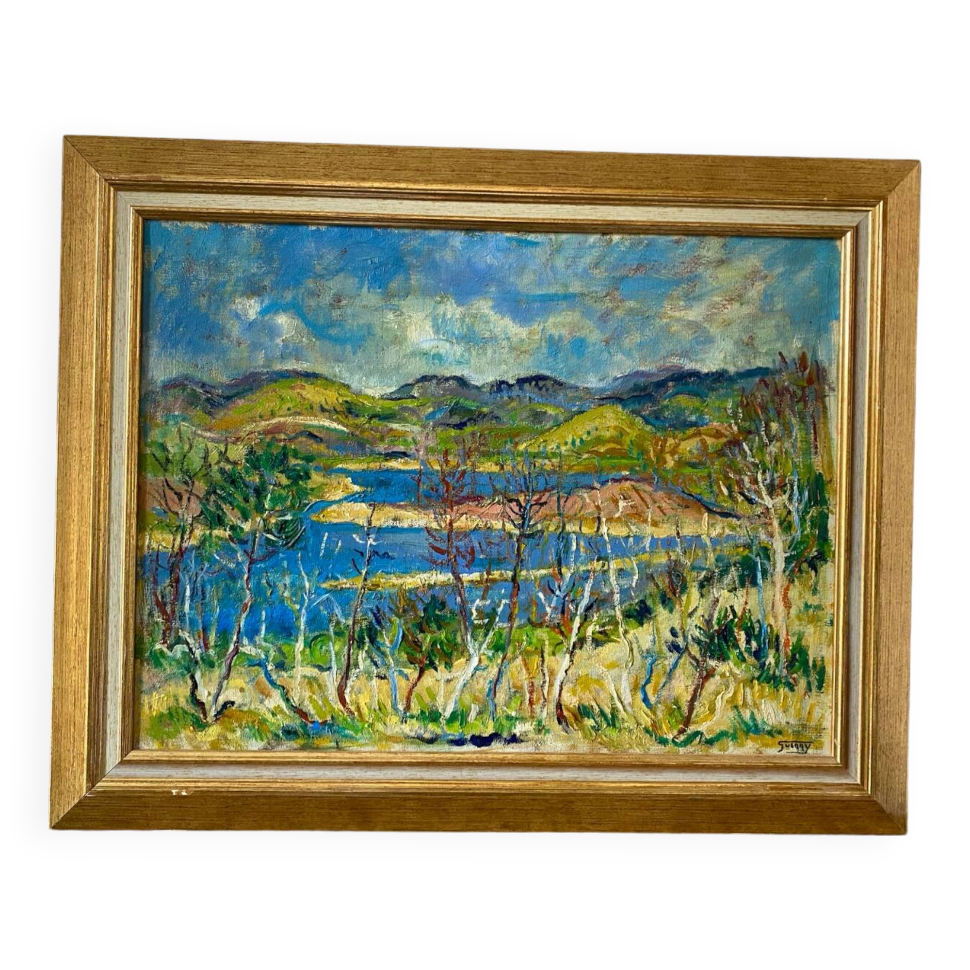 Mediterranean landscape by Guery