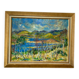 Mediterranean landscape signed Guery