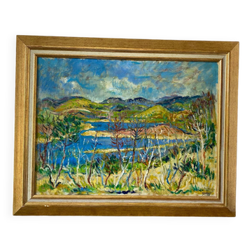 Mediterranean landscape by Guery