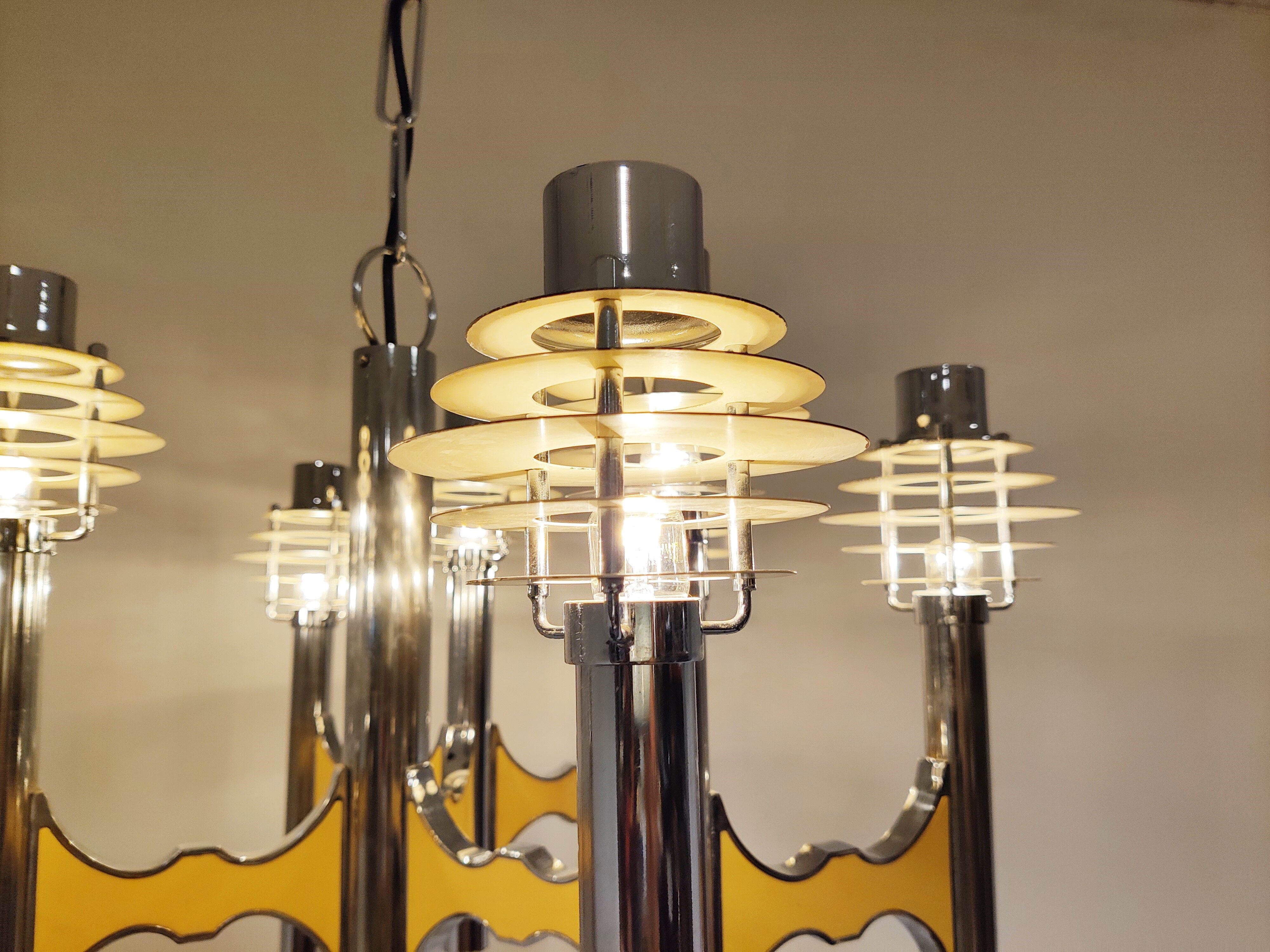 Home Sciolari space age chandelier, 1970s