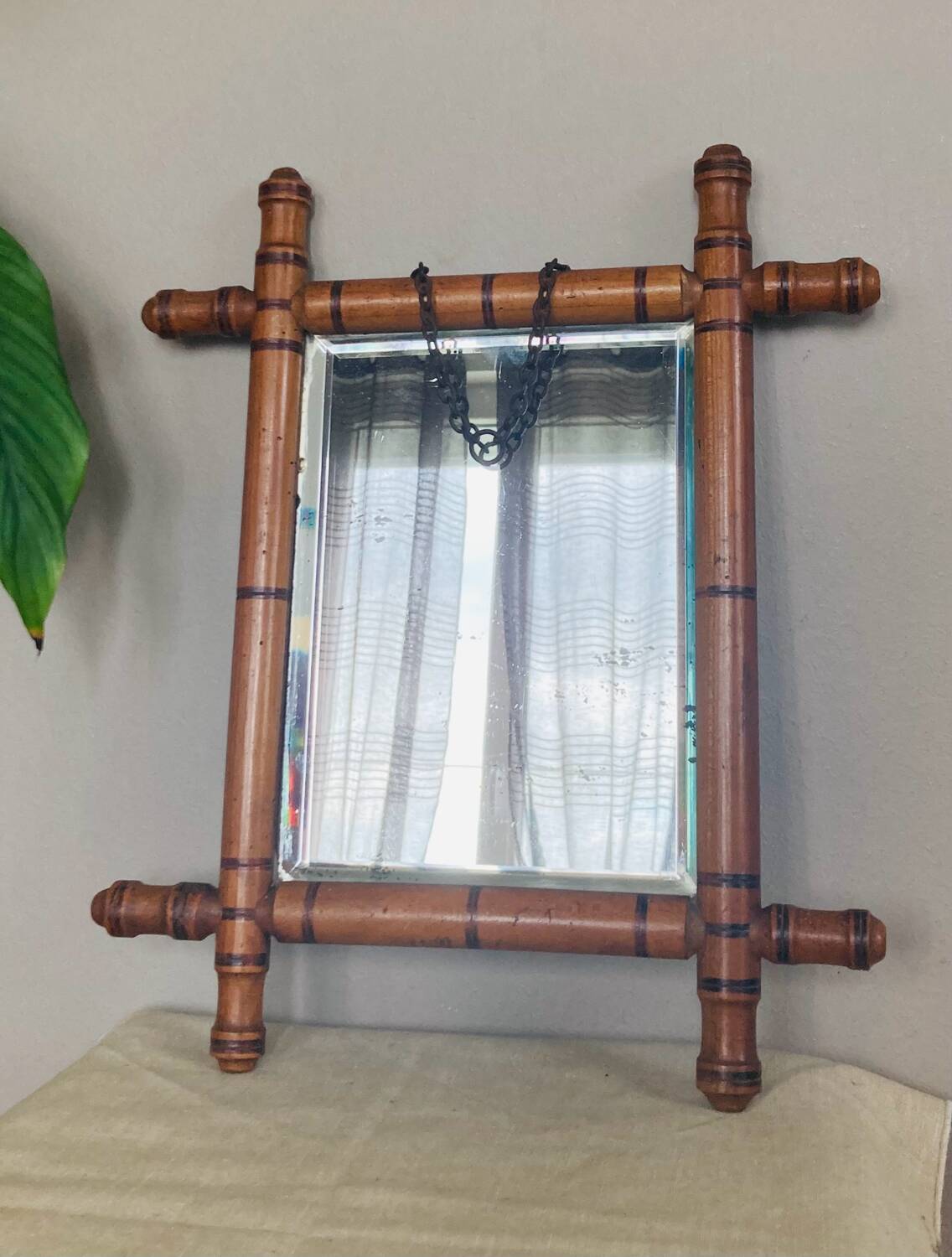 Bamboo Mirror 19th Century