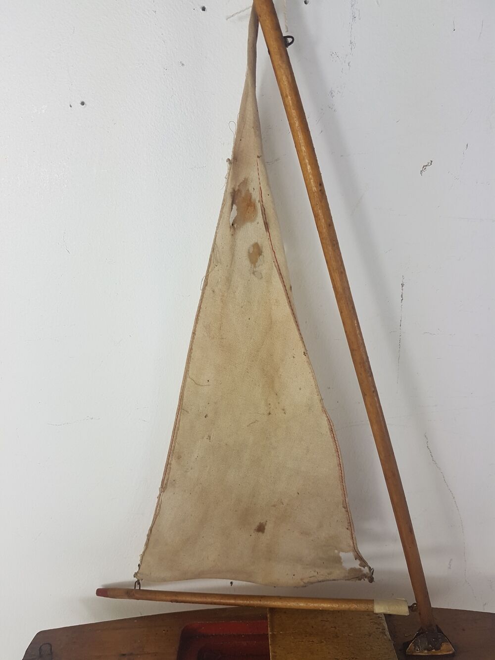 Ancient basin sailboat