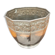 Art Deco chrome brass pot cache