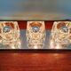 Triple wall lamp Ice Cube, Peill & Putzler, 1970