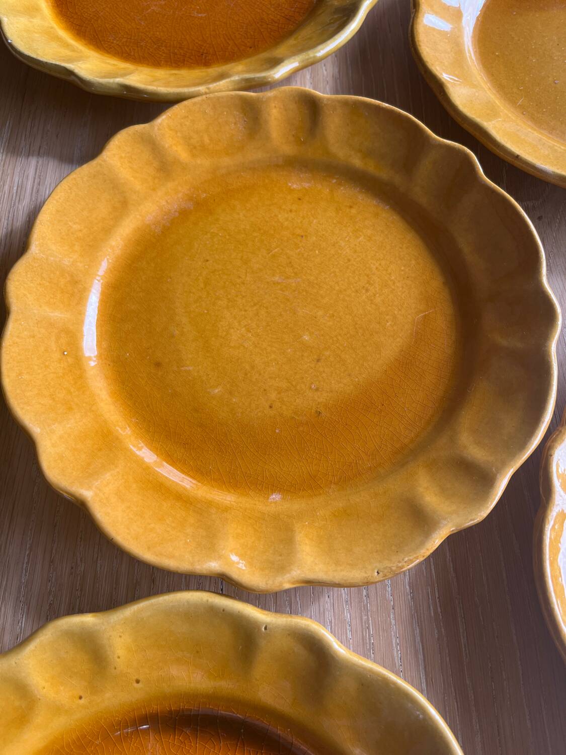 Set of 6 Aegitna Vallauris dinner plates