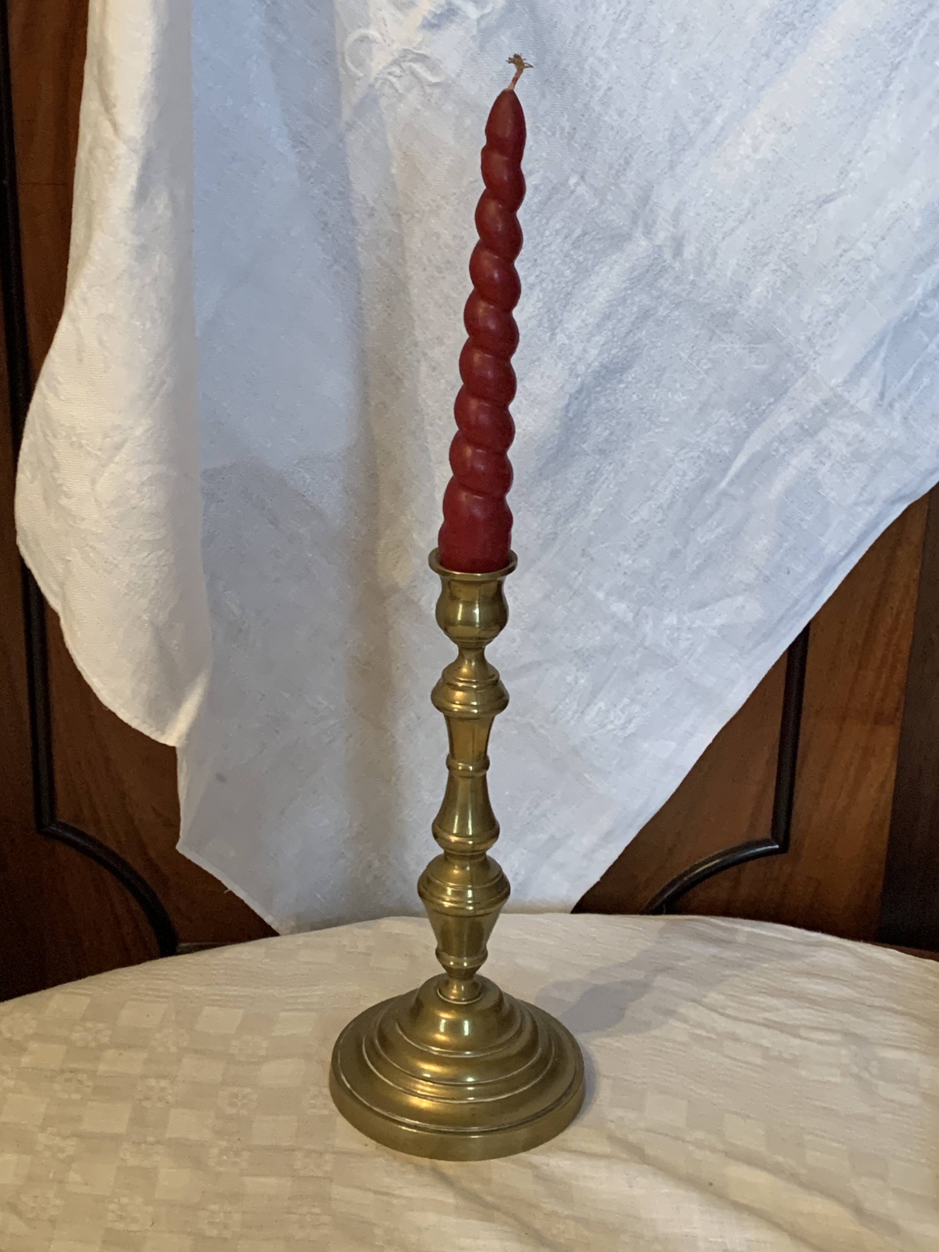 Bronze candle holder