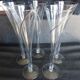 Lot de 5 flutes chic à liseré métal