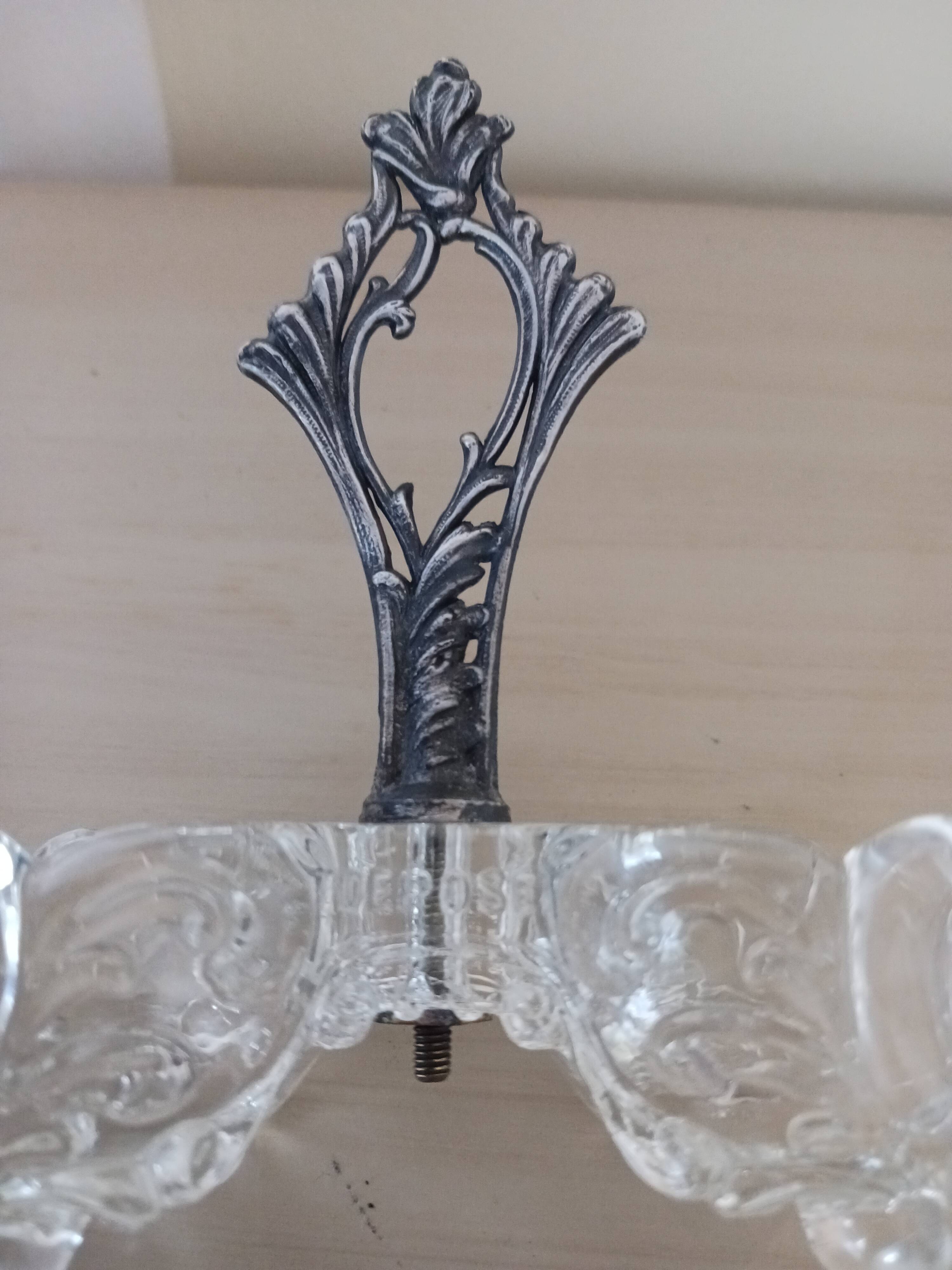 Sèvres crystal salt cellar.
