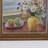 Nature morte avec vue par la fenêtre, par Gerhard Larsson, 1953