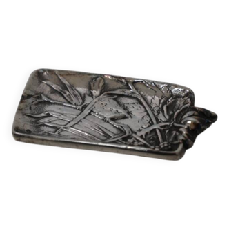 Art Nouveau silver-plated bronze ring sizer, circa 1900