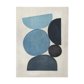 Painting on paper • illustration M459 • signed Eawy