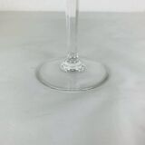6 large Chantilly model stemmed glasses from Saint Louis, crystal, water or wine