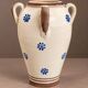 Ceramic vase with four handles from Grottaglie, decorated with a rooster, Apulia.