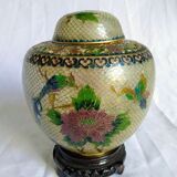Openwork plique-à-jour enamel pot - 1920 to 1949 - China
