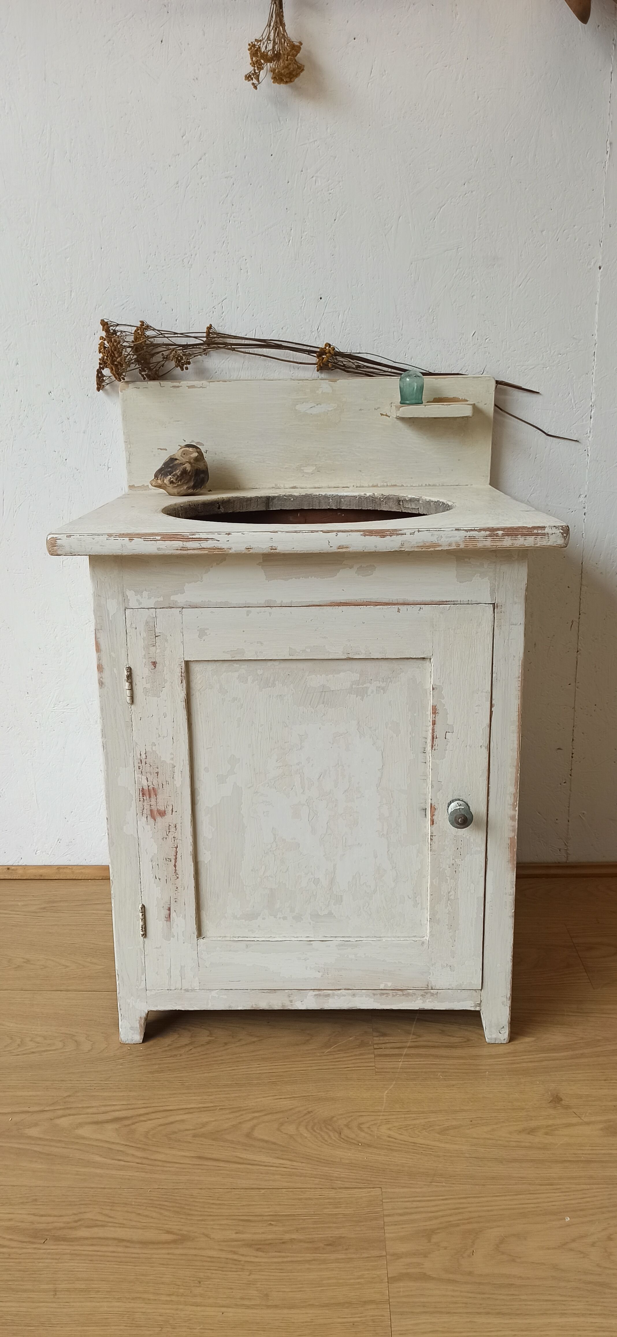 Old Wooden Wash Basin 50s.
